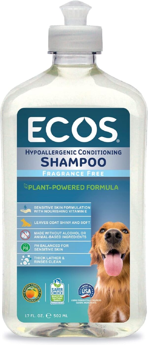 Earth Friendly Products Pet Shampoo Fragrance Free 17oz